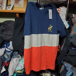 Staple Pigeon 96 Olympics Color Block Graphic Shirt Mens Large. New with Tags.